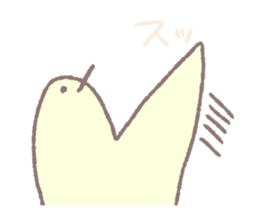 Mr.TORI of a bird sticker #13093036