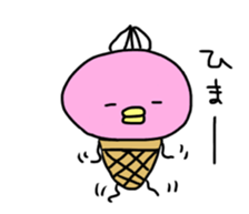 ice bird akyon. sticker #13093568