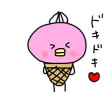 ice bird akyon. sticker #13093574