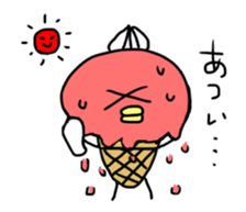 ice bird akyon. sticker #13093584