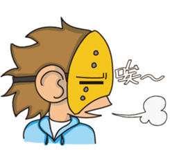 Frank punk! Happy every day! sticker #13095325