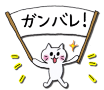 Girl of a handwriting illustration sticker #13095483