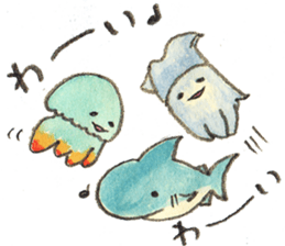 shark Sakai and Zu'friends of Aquarium2 sticker #13095934