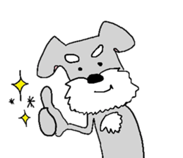 Bowwow Schnauzer (Eng ver) sticker #13096281