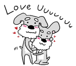 Bowwow Schnauzer (Eng ver) sticker #13096287
