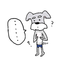 Bowwow Schnauzer (Eng ver) sticker #13096288