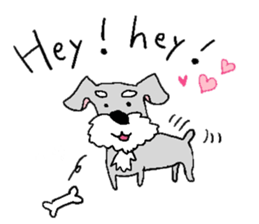 Bowwow Schnauzer (Eng ver) sticker #13096289
