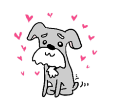 Bowwow Schnauzer (Eng ver) sticker #13096290
