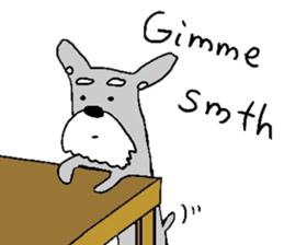 Bowwow Schnauzer (Eng ver) sticker #13096293