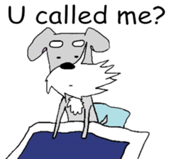 Bowwow Schnauzer (Eng ver) sticker #13096294