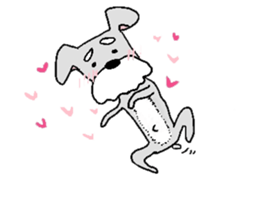 Bowwow Schnauzer (Eng ver) sticker #13096300