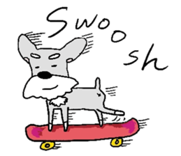 Bowwow Schnauzer (Eng ver) sticker #13096302