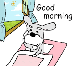 Bowwow Schnauzer (Eng ver) sticker #13096304