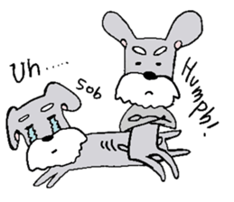 Bowwow Schnauzer (Eng ver) sticker #13096305