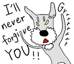 Bowwow Schnauzer (Eng ver) sticker #13096306