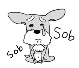 Bowwow Schnauzer (Eng ver) sticker #13096308