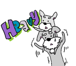Bowwow Schnauzer (Eng ver) sticker #13096309