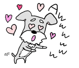 Bowwow Schnauzer (Eng ver) sticker #13096310
