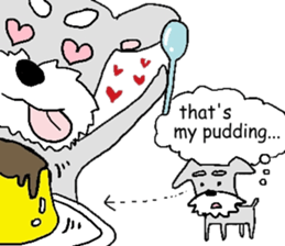 Bowwow Schnauzer (Eng ver) sticker #13096312