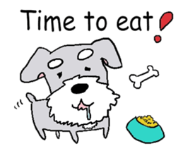 Bowwow Schnauzer (Eng ver) sticker #13096315
