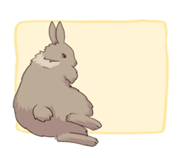 Rabbit sticker mof sticker #13096391