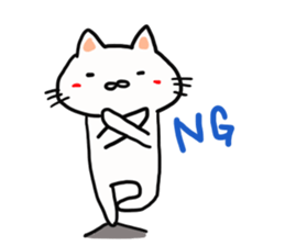 Protagonist is a cat sticker #13096982