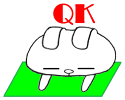 Taiwanese White Rabbit 2 sticker #13097590