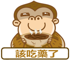 peanut gorilla sticker #13097932