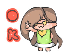 opposite sister and brother sticker #13097948