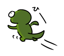 The lizard which talks sticker #13098020