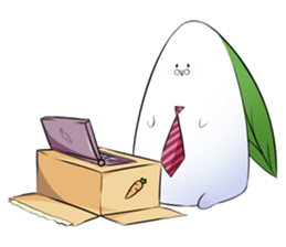 Snow Rabbit-Dango sticker #13098176