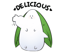 Snow Rabbit-Dango sticker #13098178