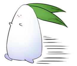 Snow Rabbit-Dango sticker #13098180