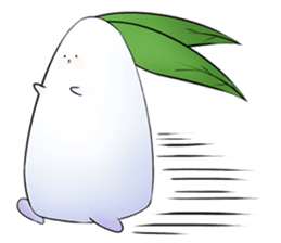 Snow Rabbit-Dango sticker #13098180