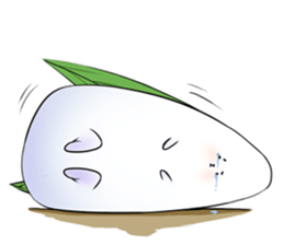 Snow Rabbit-Dango sticker #13098181
