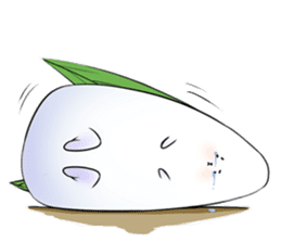 Snow Rabbit-Dango sticker #13098181