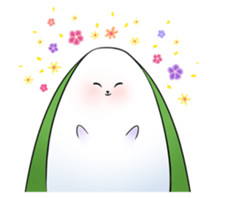 Snow Rabbit-Dango sticker #13098184