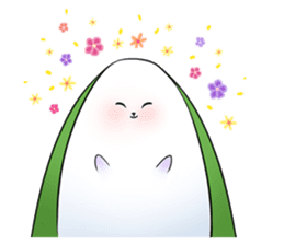 Snow Rabbit-Dango sticker #13098184