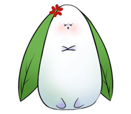 Snow Rabbit-Dango sticker #13098185