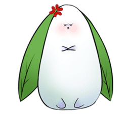 Snow Rabbit-Dango sticker #13098185