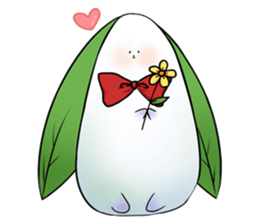 Snow Rabbit-Dango sticker #13098188