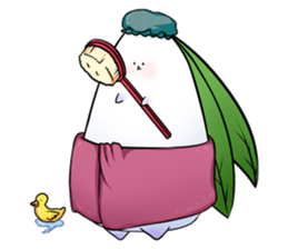 Snow Rabbit-Dango sticker #13098191