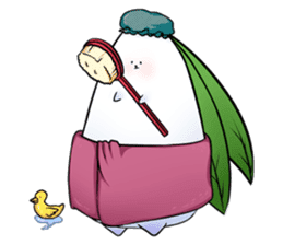 Snow Rabbit-Dango sticker #13098191