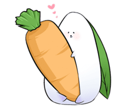 Snow Rabbit-Dango sticker #13098198