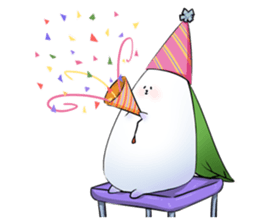 Snow Rabbit-Dango sticker #13098206