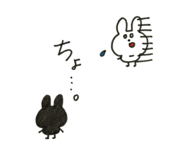 rabbit chan.1 sticker #13098757