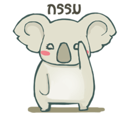 Bad luck Koala sticker #13099627