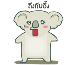 Bad luck Koala sticker #13099650