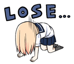 Fighting game maiden stamp sticker #13099698