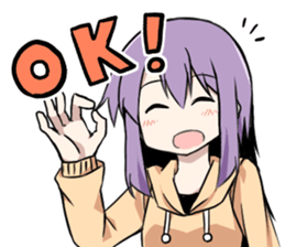 Fighting game maiden stamp sticker #13099709